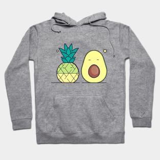 avocado and pineapple cute Hoodie